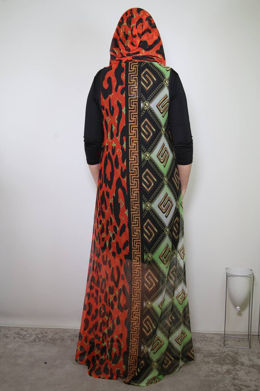 Top quality Turkish long dress and sleeve